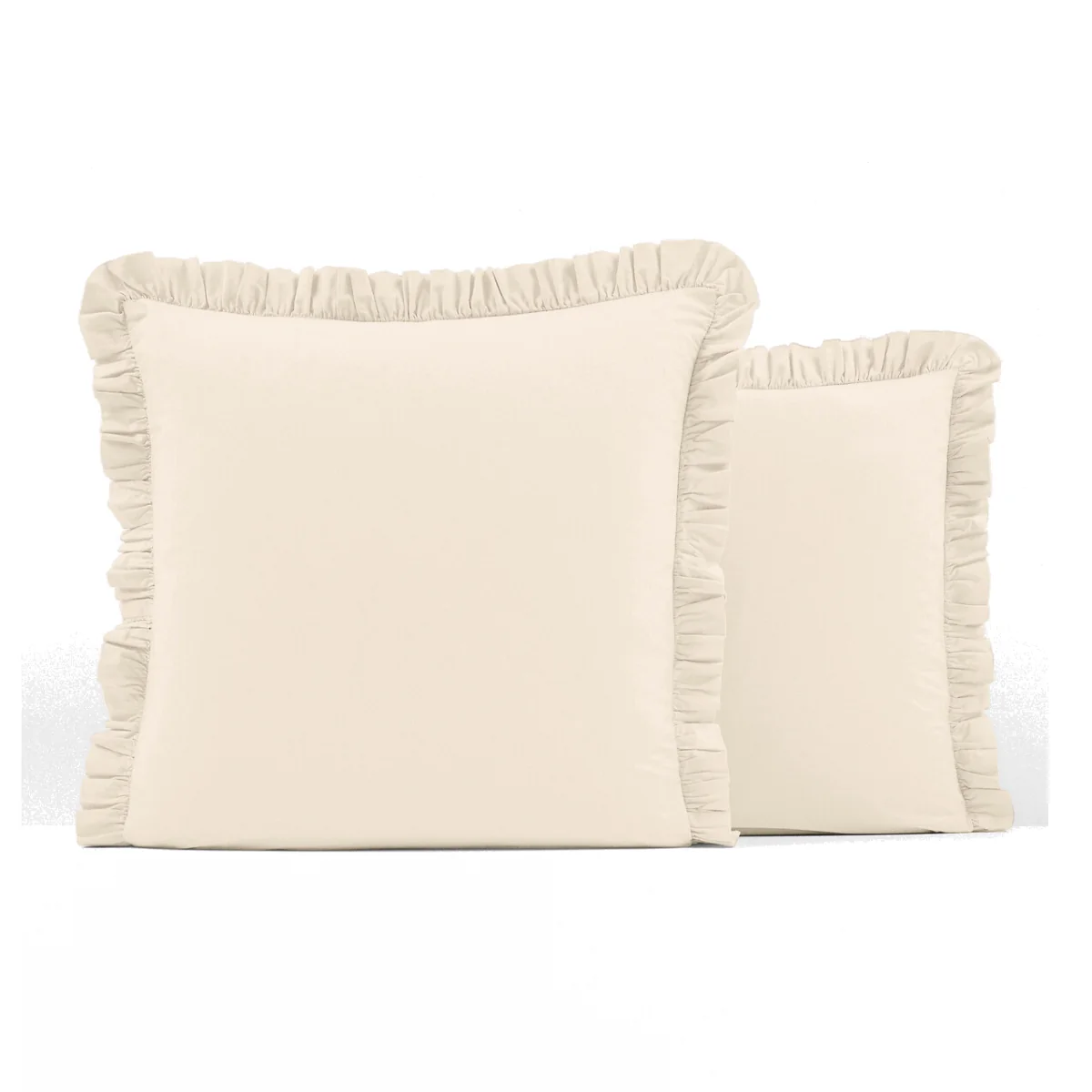 Ruffle 100% Washed Cotton Pillowcase – image 1
