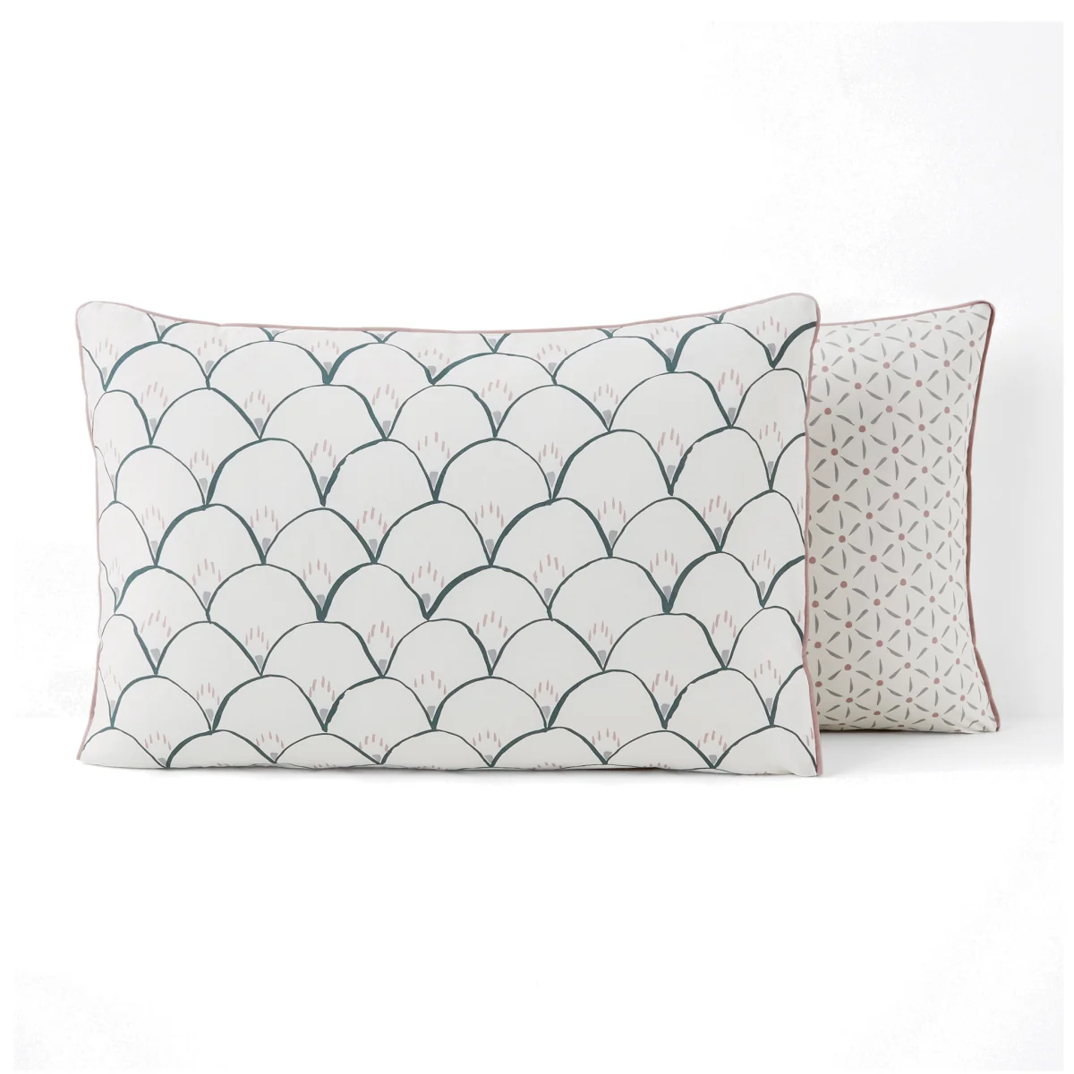 Elka Scales 100% Cotton Percale 200 Thread Count Pillowcase – image 1