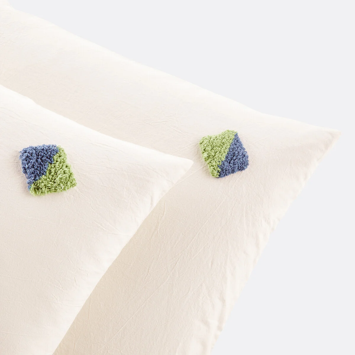 Mentilla Tufted Diamond 100% Cotton Pillowcase – image 7