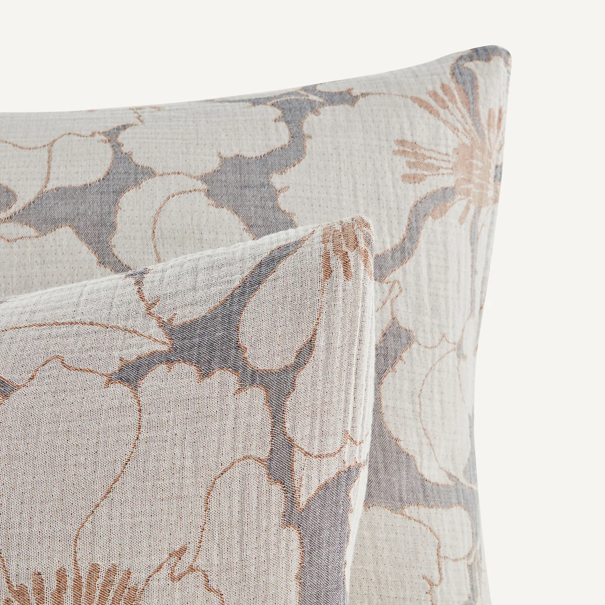 Tamia Floral 100% Organic Cotton Double Muslin 350 Thread Count Pillowcase – image 3