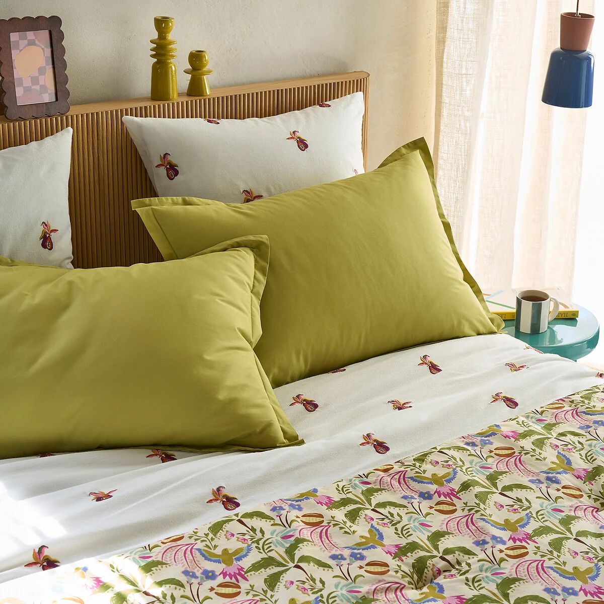Scenario Cotton Percale 200 Thread Count Pillowcase – image 2