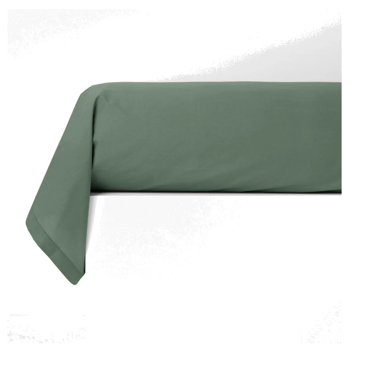 Best Quality Plain 100% Cotton Percale 200 Thread Count Bolster Pillowcase – image 1