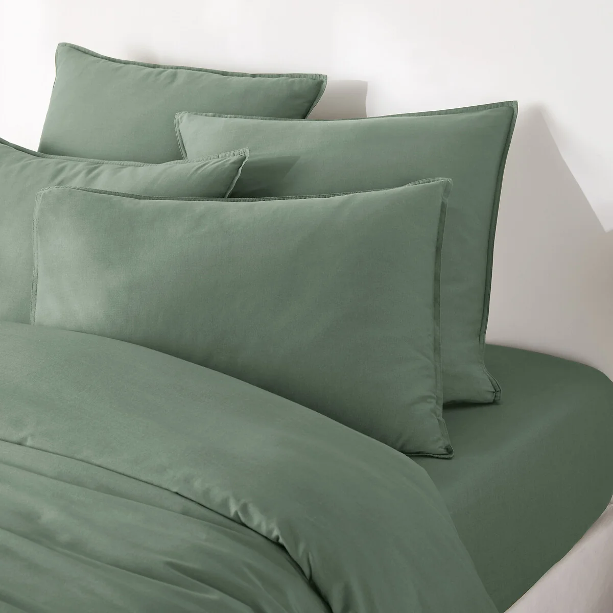 Scenario Plain 100% Washed Cotton Pillowcase – image 5