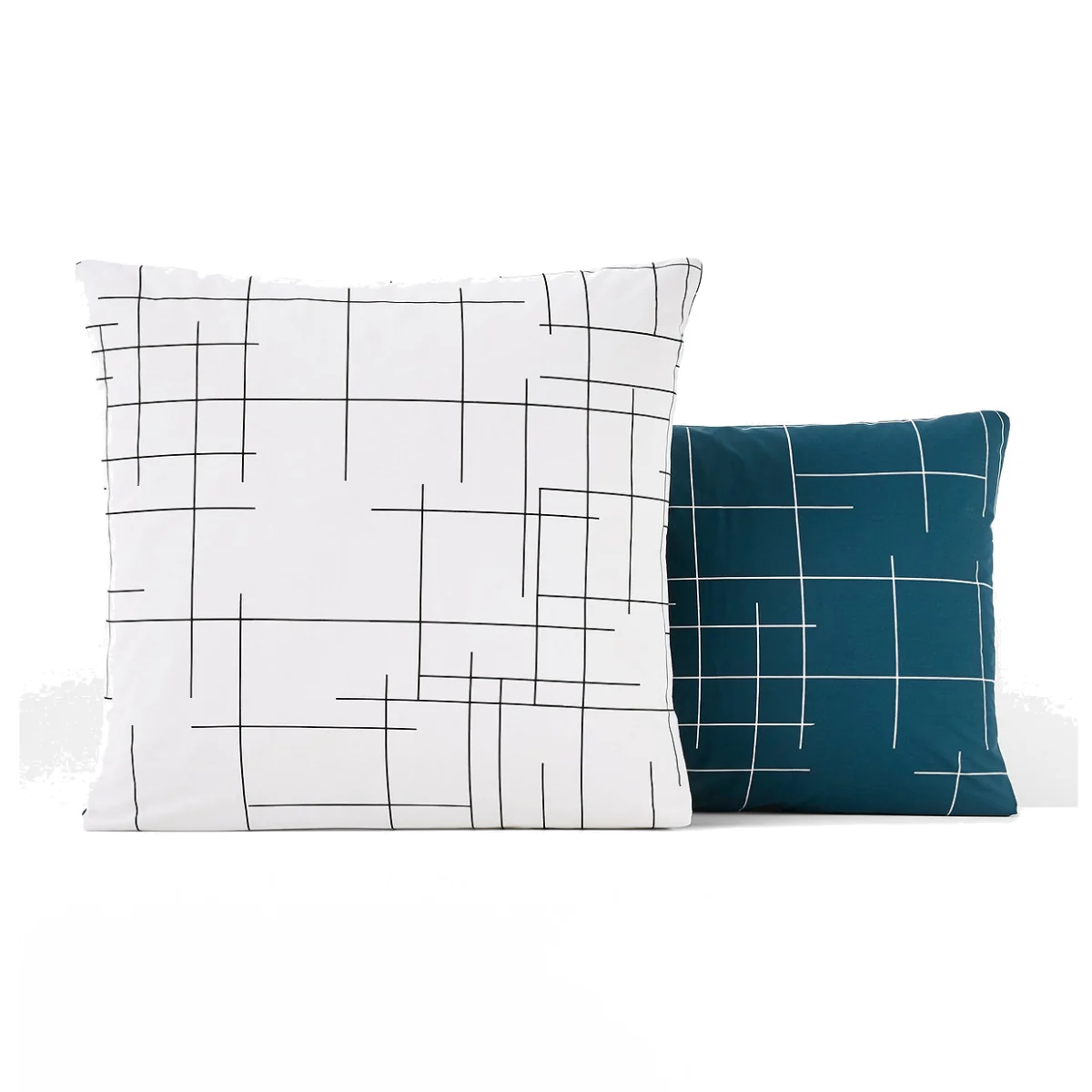 Charline Graphic Reversible 100% Cotton Pillowcase – image 1