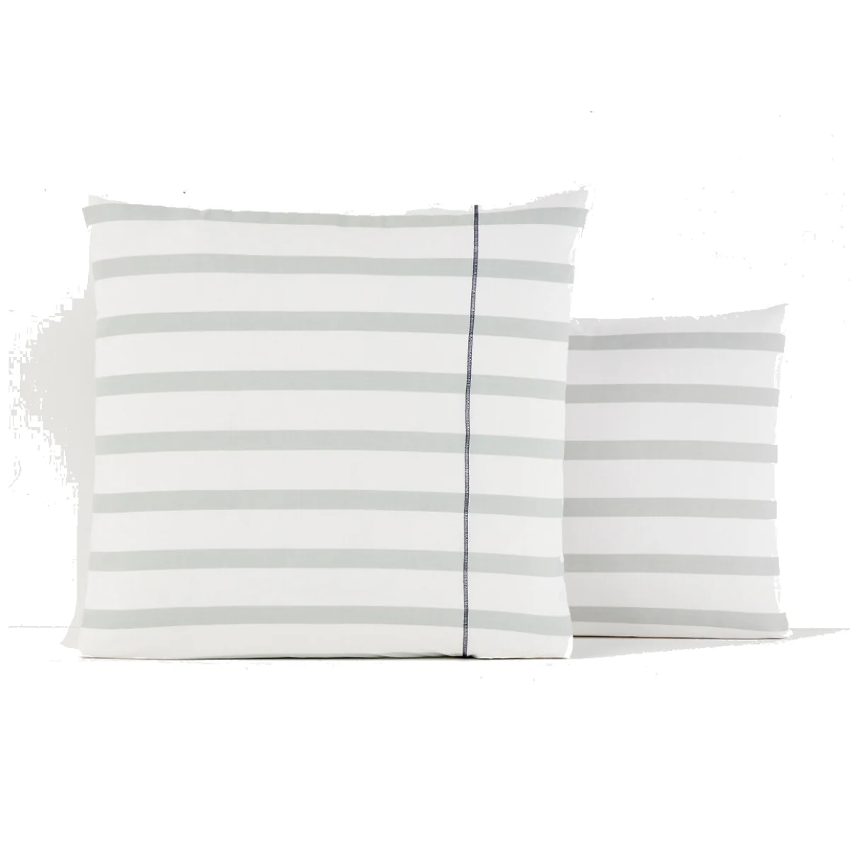 Malo Striped 100% Cotton Pillowcase – image 1