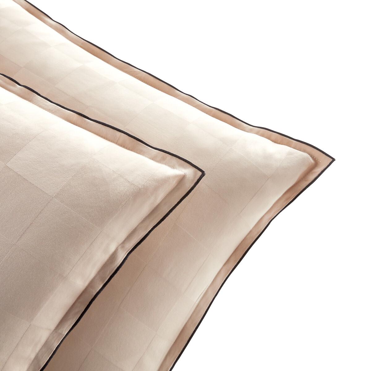 Victor Checkerboard 100% Washed Cotton Satin 300 Thread Count Pillowcase – image 2