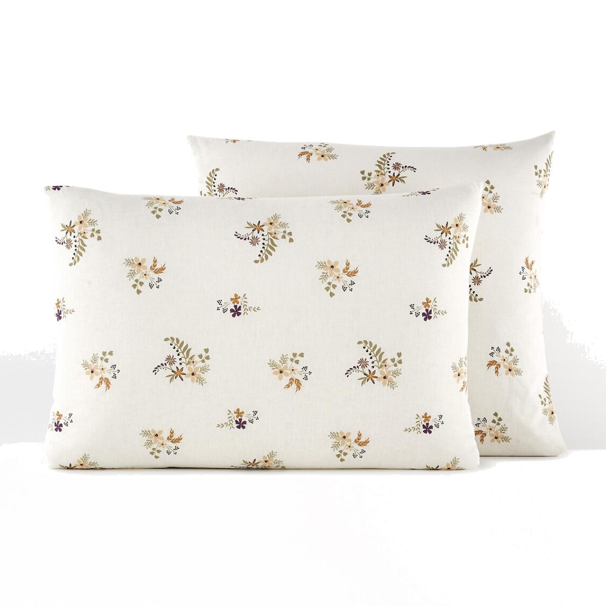 Véra Floral Cotton / Washed Linen Pillowcase – image 1