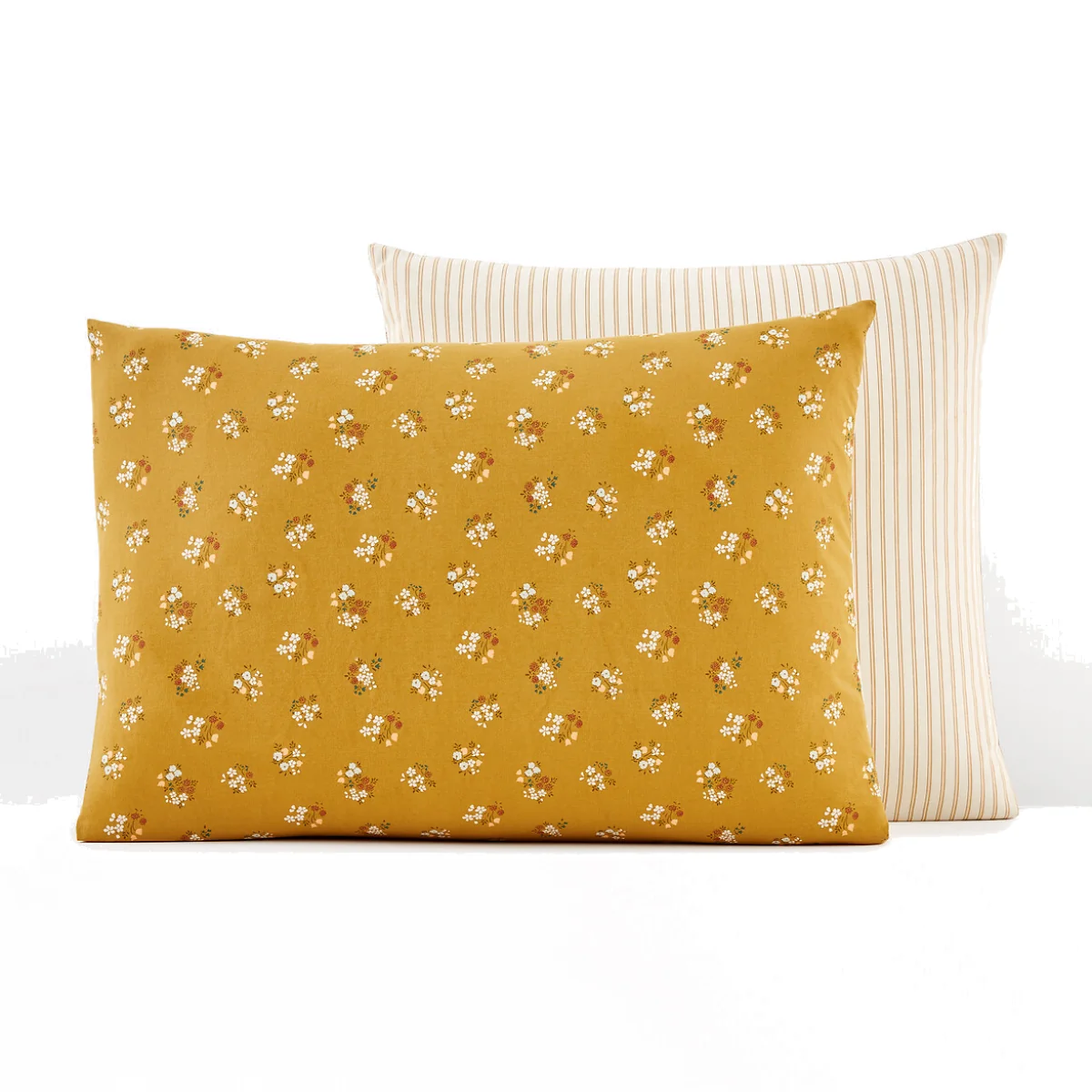 Francine Floral 100% Washed Cotton Pillowcase – image 1