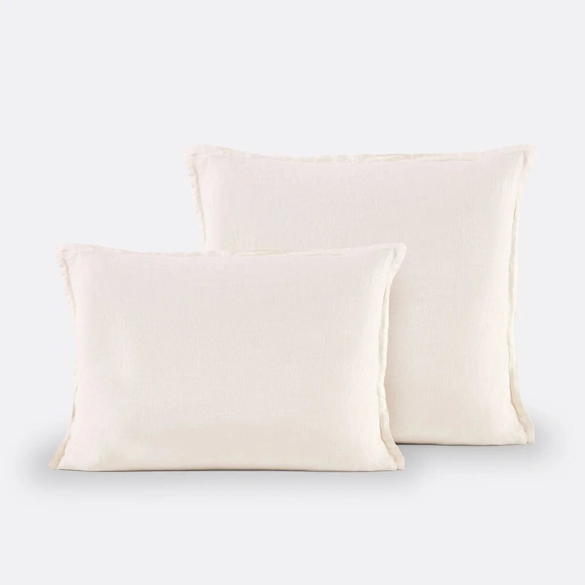 Linot Plain 100% Washed Linen Pillowcase – image 2
