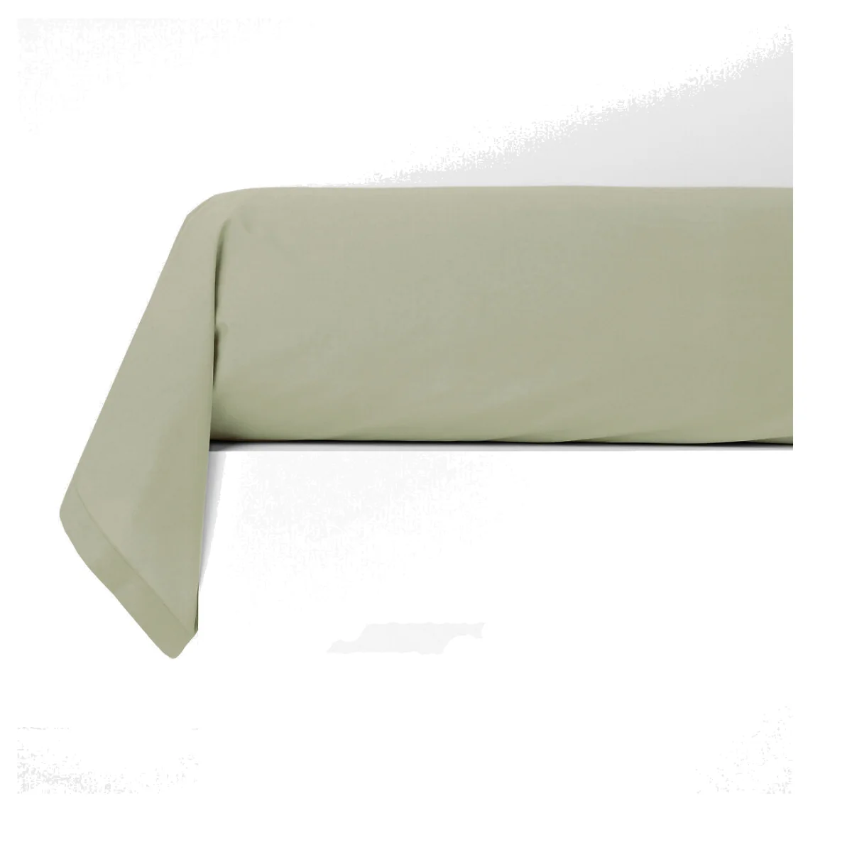 Best Quality Plain 100% Cotton Percale 200 Thread Count Bolster Pillowcase – image 1