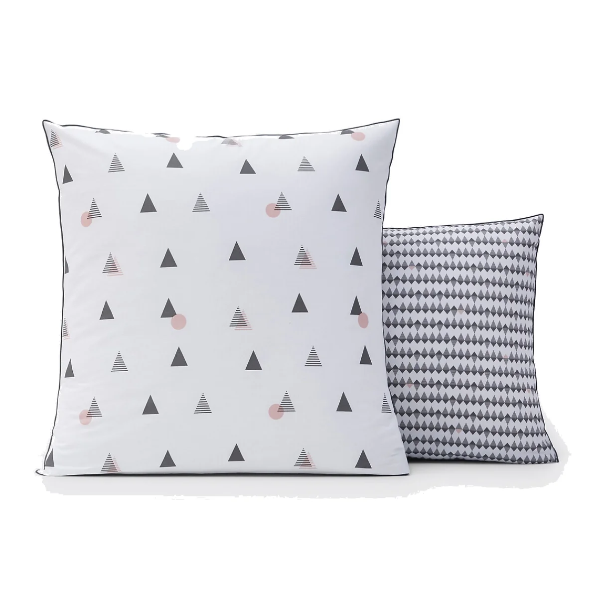 Digna Geometric 100% Cotton Percale 180 Thread Count Pillowcase – image 1