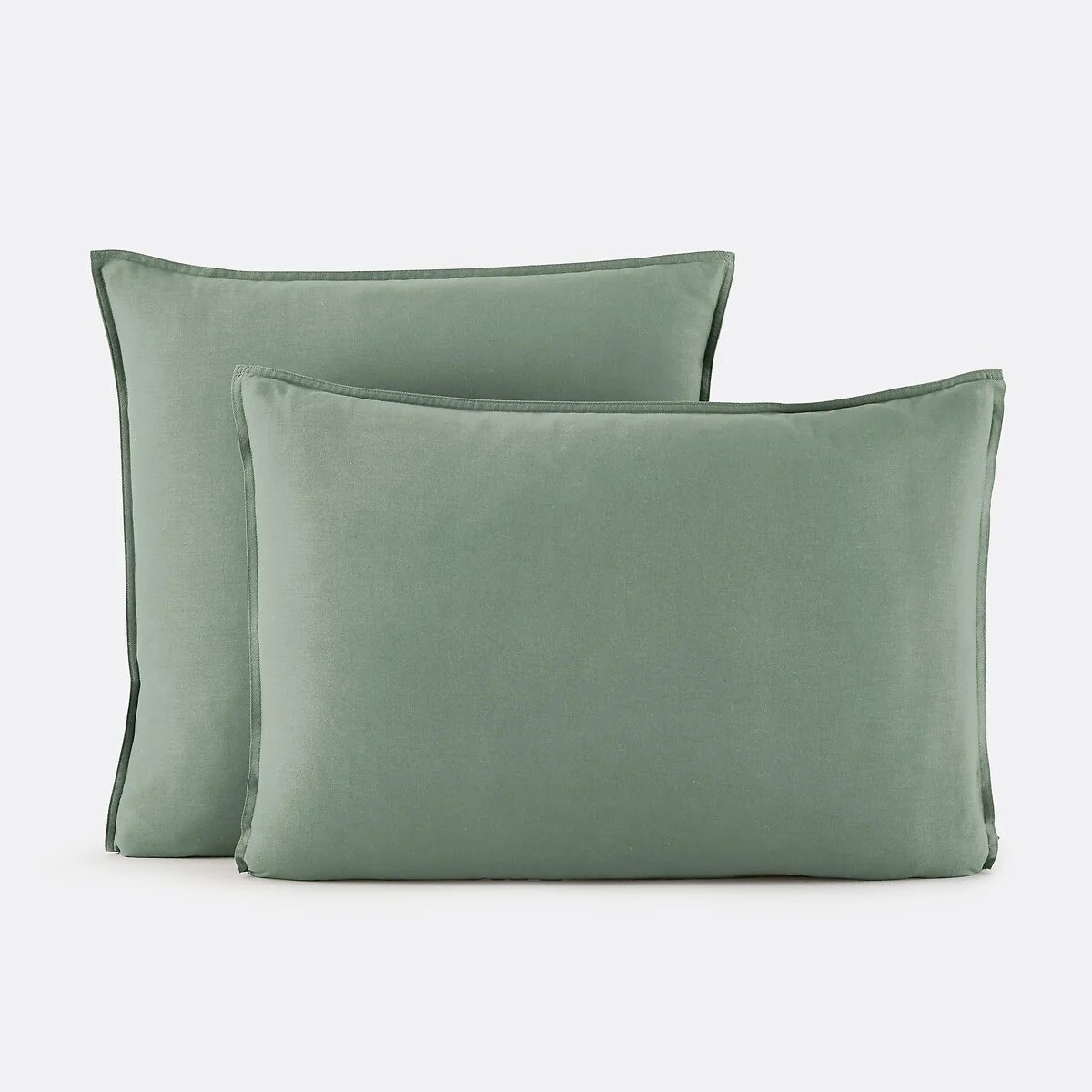 Scenario Plain 100% Washed Cotton Pillowcase – image 2