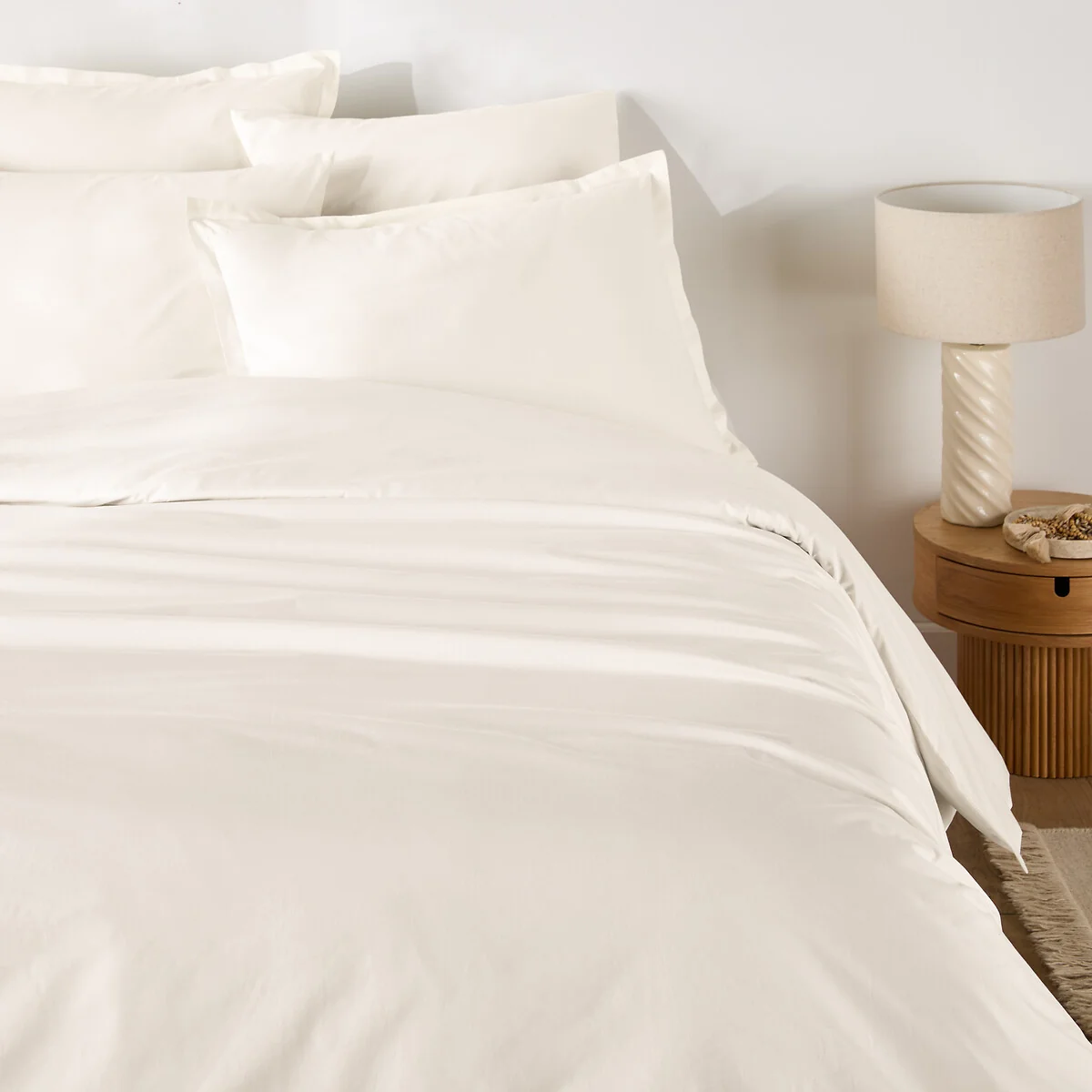 Best Quality Plain 100% Cotton Percale 200 Thread Count Pillowcase – image 4