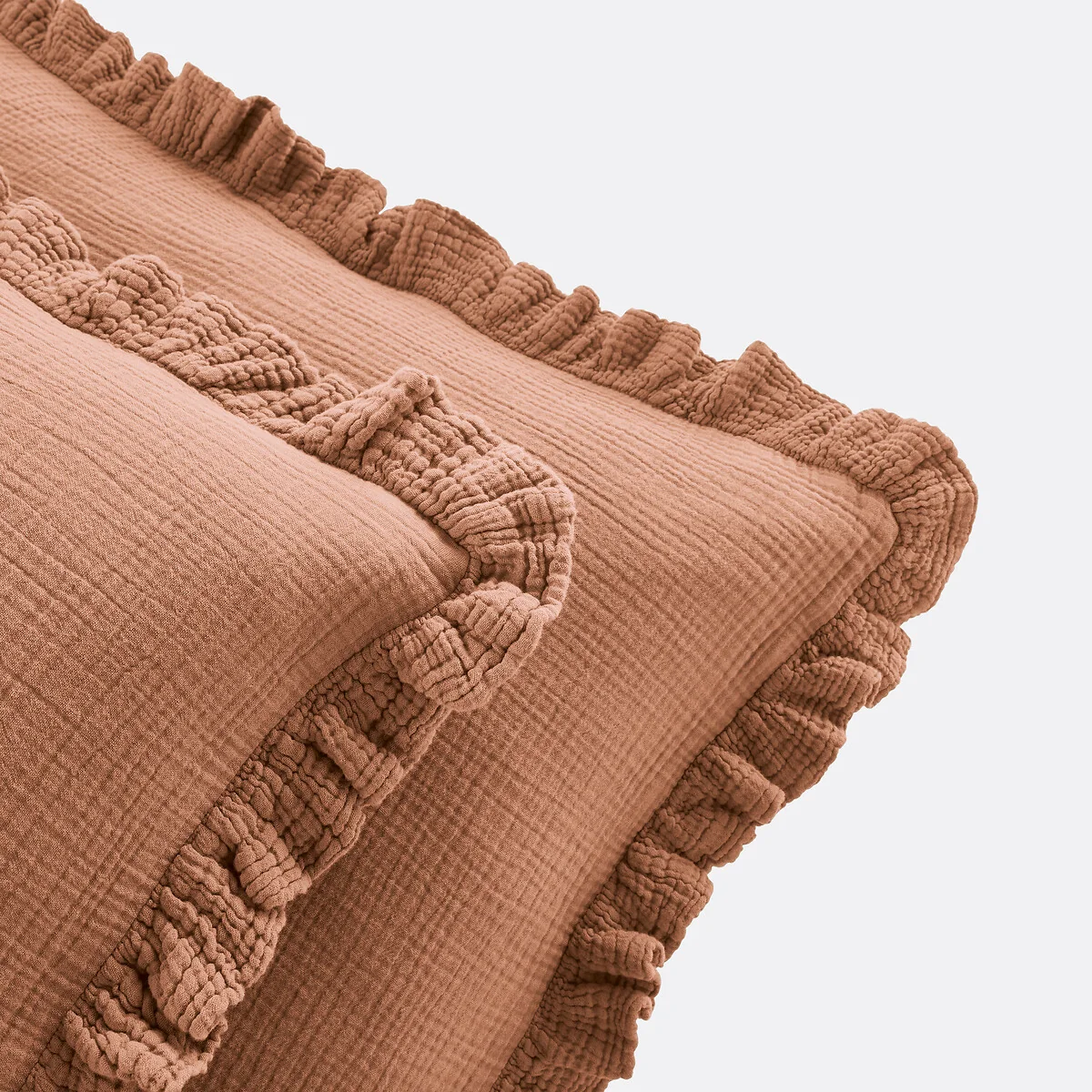 Kumla Plain 100% Cotton Muslin Pillowcase – image 3