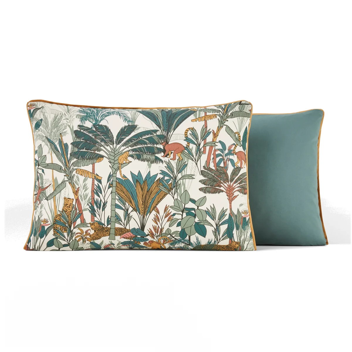 Saraya Exotic Jungle 100% Cotton Percale 200 Thread Count Pillowcase – image 1