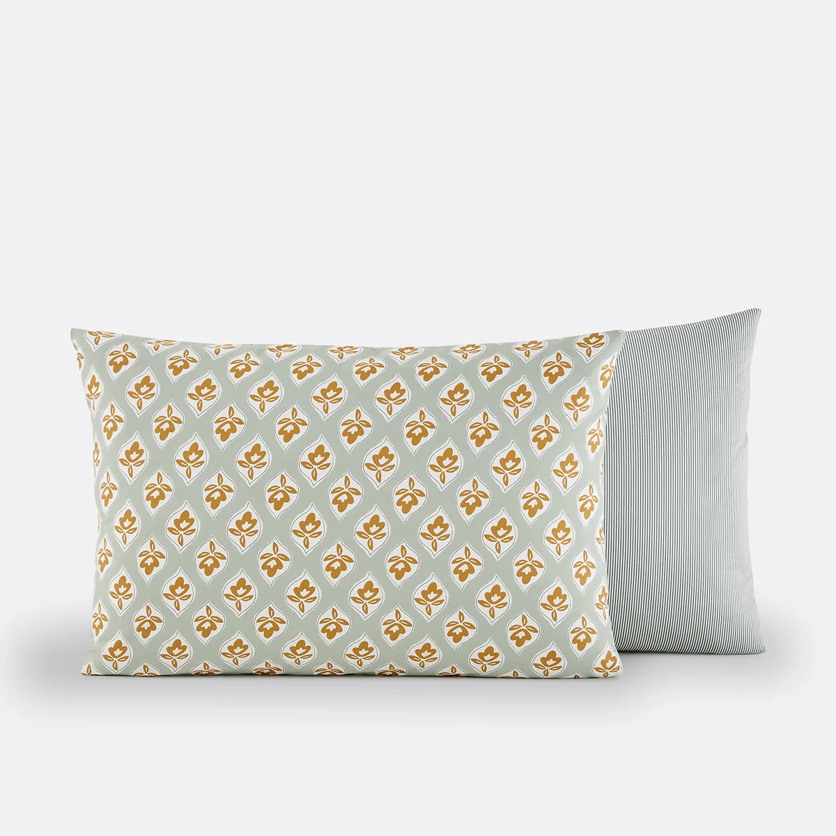 Cilou Palmette 100% Cotton Percale 200 Thread Count Pillowcase – image 5