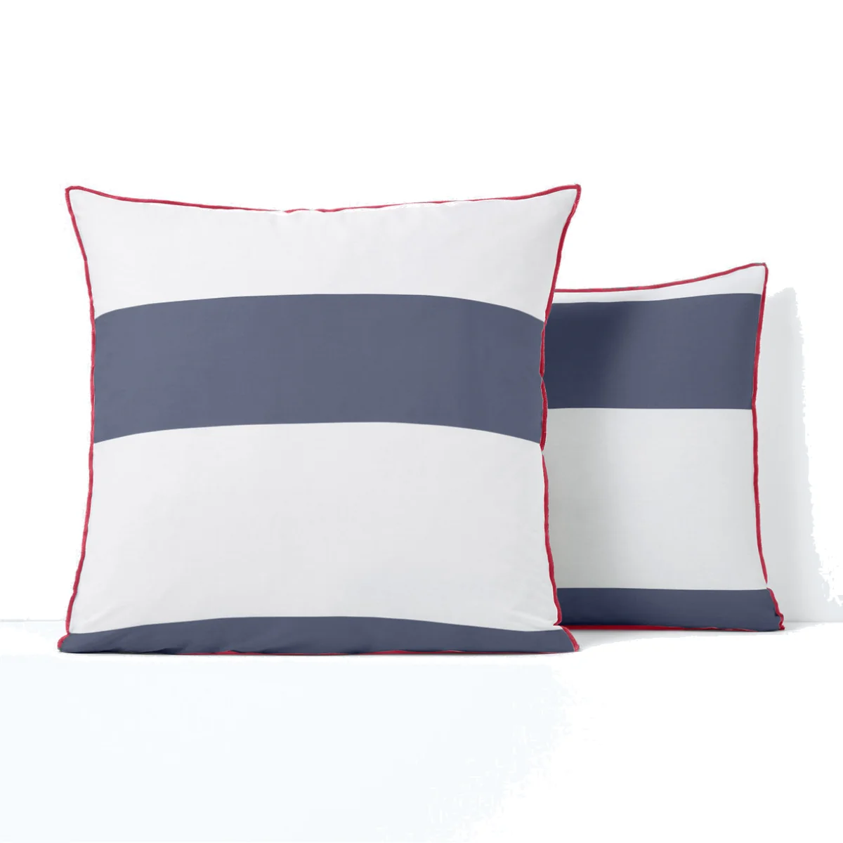 Yacht Striped 100% Cotton Pillowcase – image 1