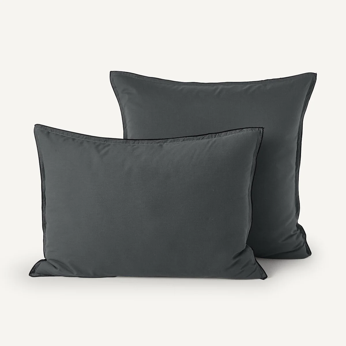 Plain 100% Organic Washed Cotton Muslin 400 Thread Count Pillowcase – image 2