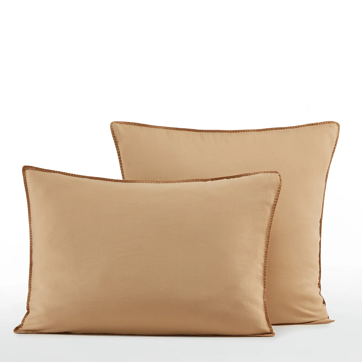 Satina Embroidered Organic Cotton Satin Lyocell 300 Thread Count Pillowcase – image 1