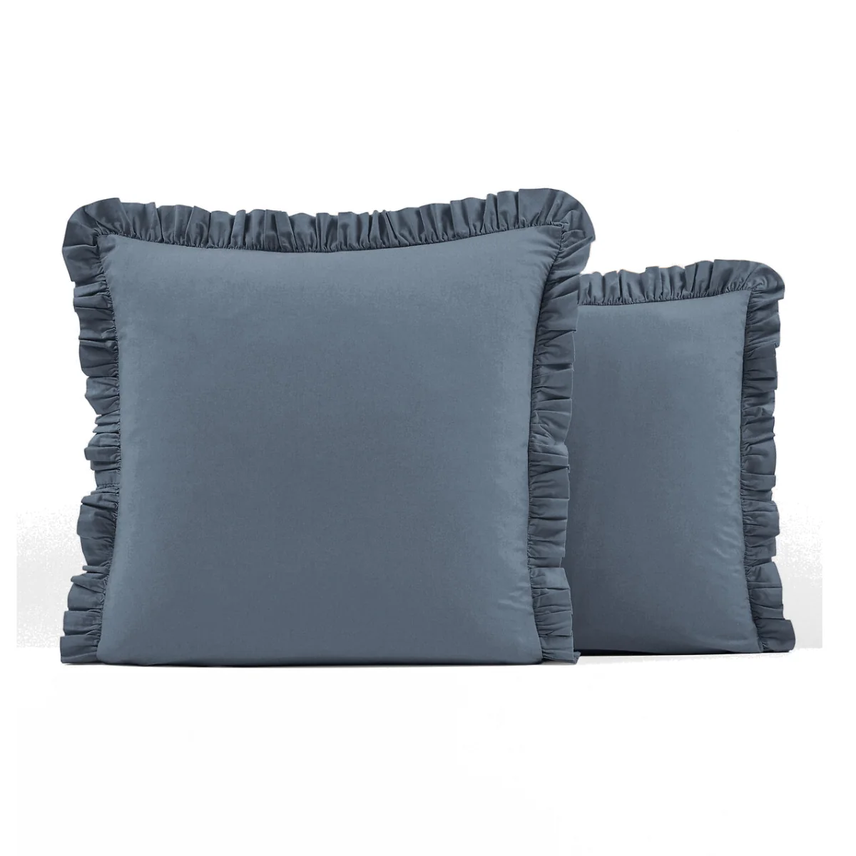 Ruffle 100% Washed Cotton Pillowcase – image 1