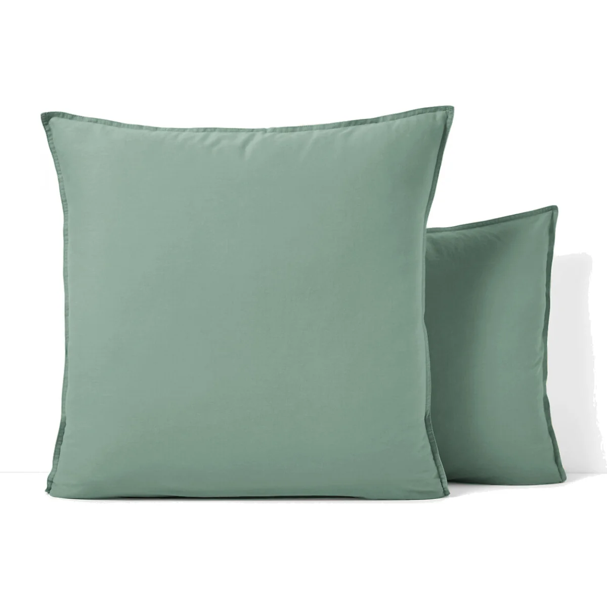 Scenario Plain 100% Washed Cotton Pillowcase – image 1