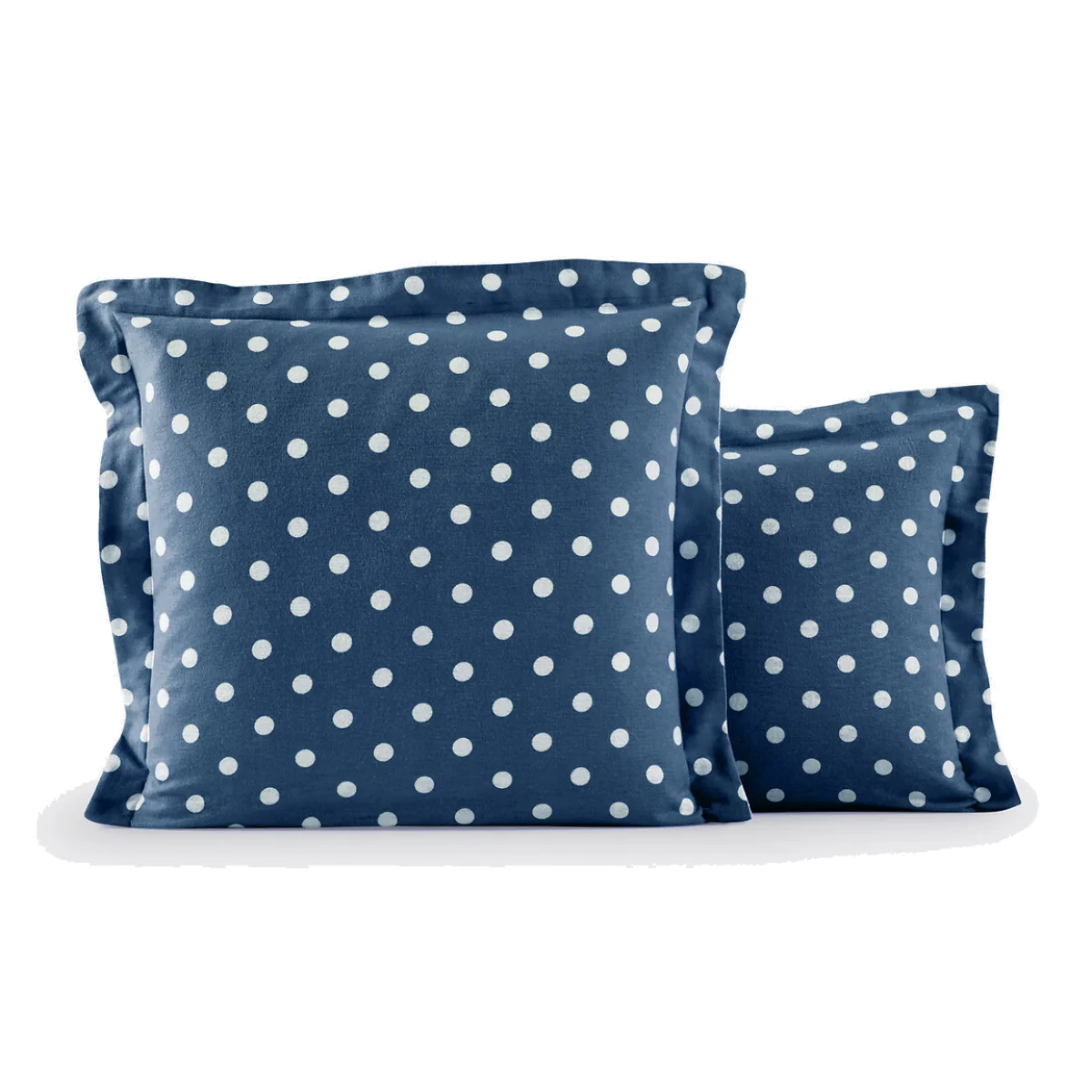 Clarisse Polka Dot Brushed Cotton Pillowcase – image 1