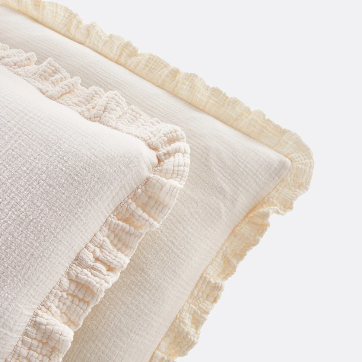 Kumla Plain Cotton Muslin Pillowcase – image 2