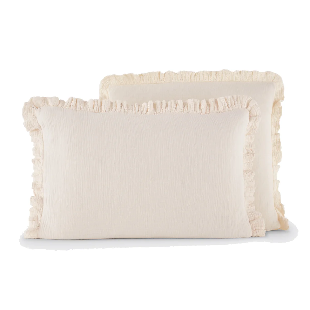Kumla Plain Cotton Muslin Pillowcase – image 1