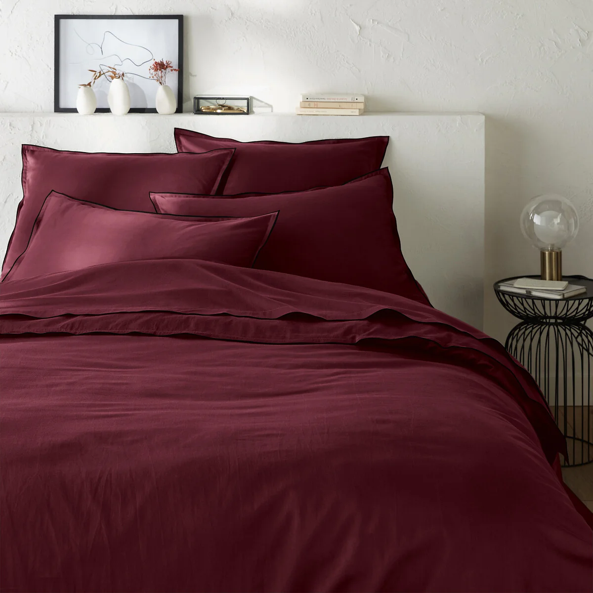 Victor Plain Washed Cotton Satin 300 Thread Count Pillowcase – image 3