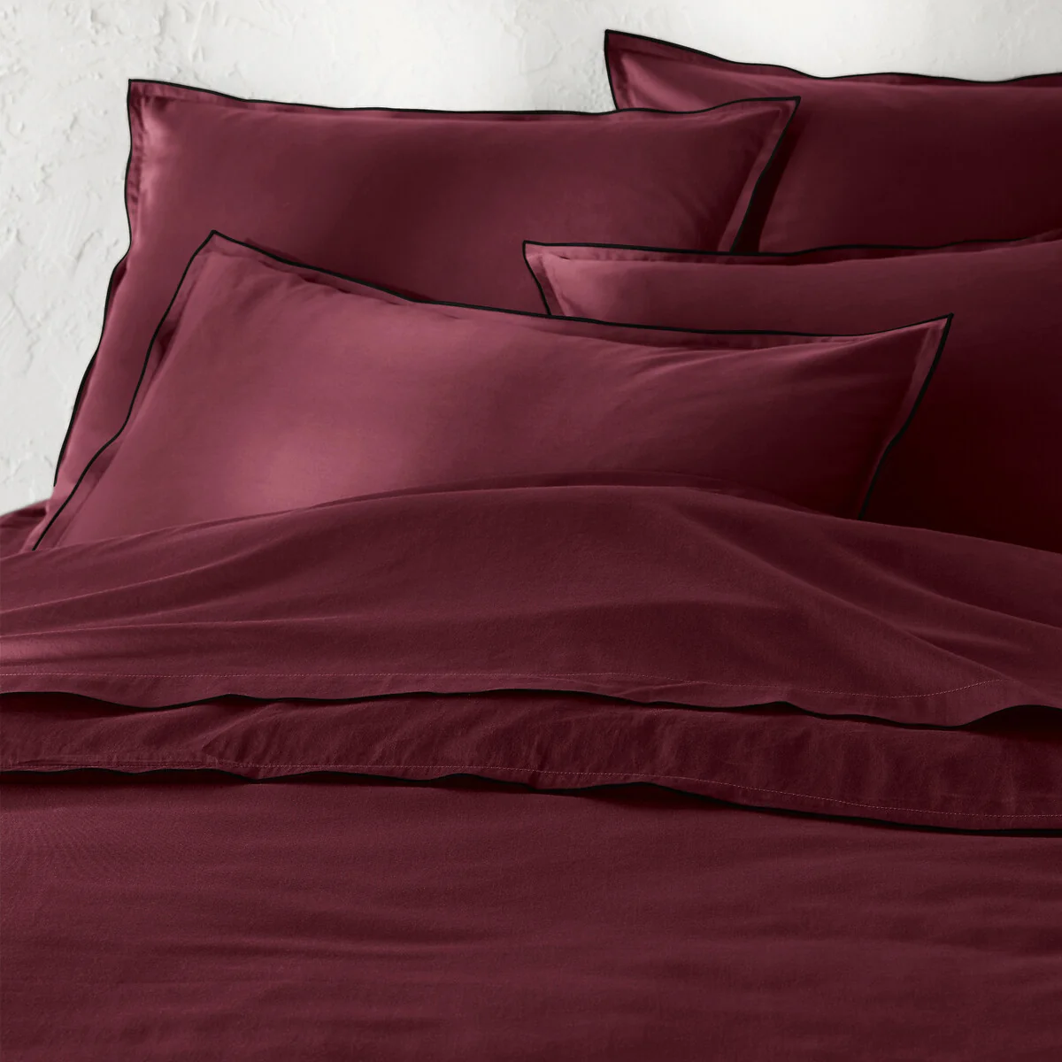 Victor Plain Washed Cotton Satin 300 Thread Count Pillowcase – image 4