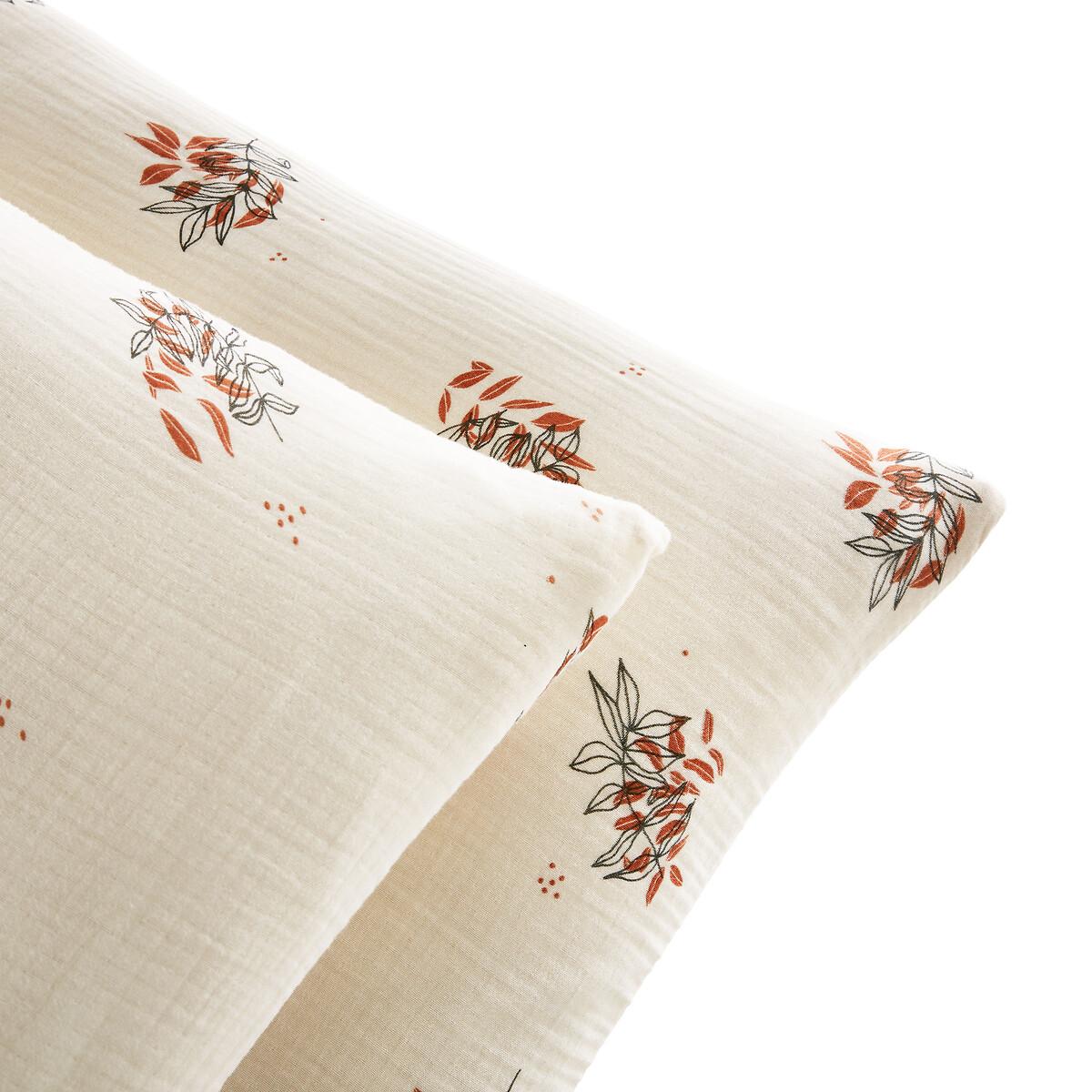 Monceaux Floral 100% Cotton Muslin Pillowcase – image 2