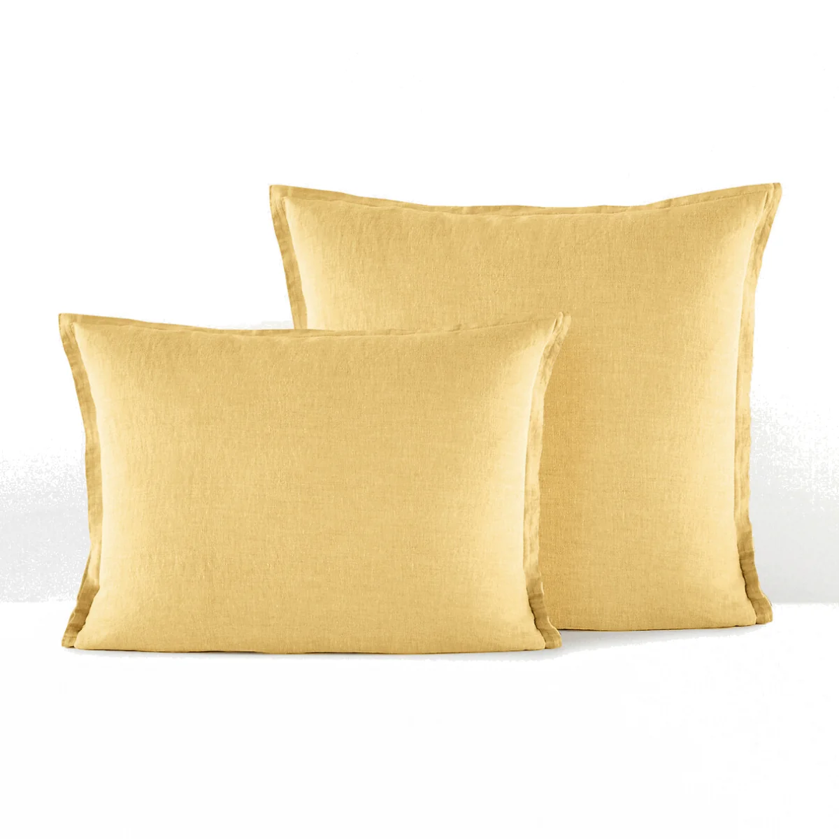 Linot Plain 100% Washed Linen Pillowcase – image 1