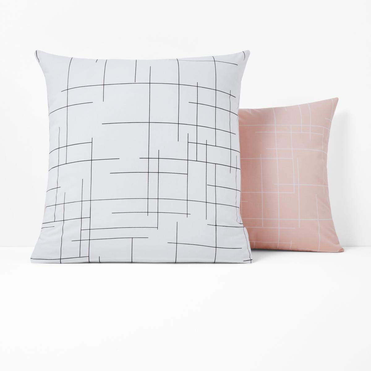 Charline Graphic Print Reversible Cotton Pillowcase – image 2