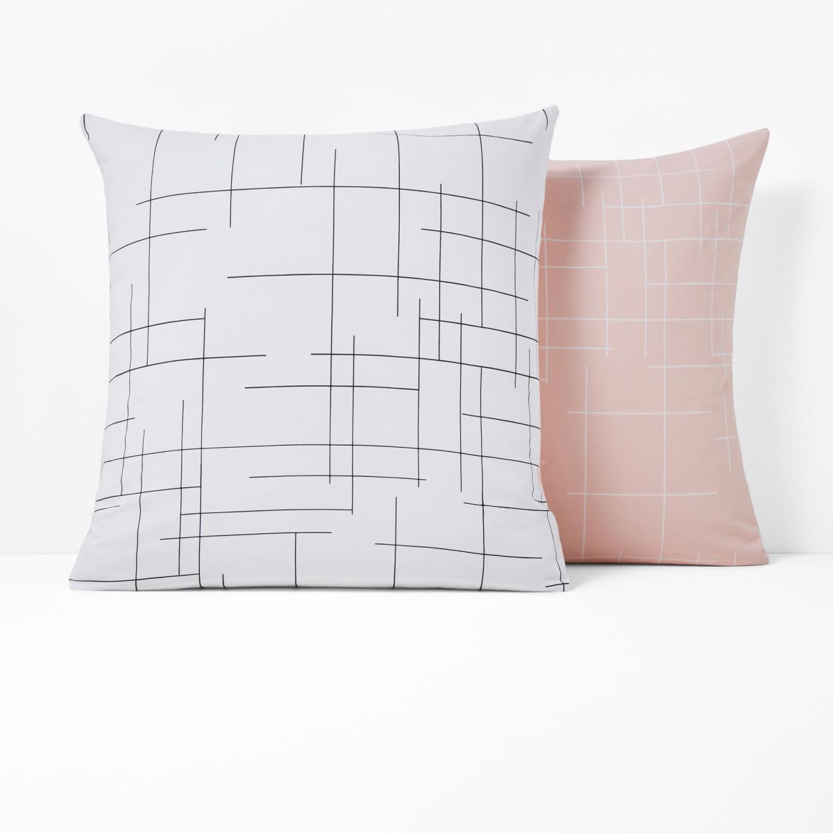 Charline Graphic Print Reversible Cotton Pillowcase – image 3