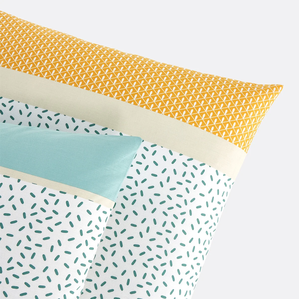 Happy Stripes and Spots 100% Cotton Pillowcase – image 3