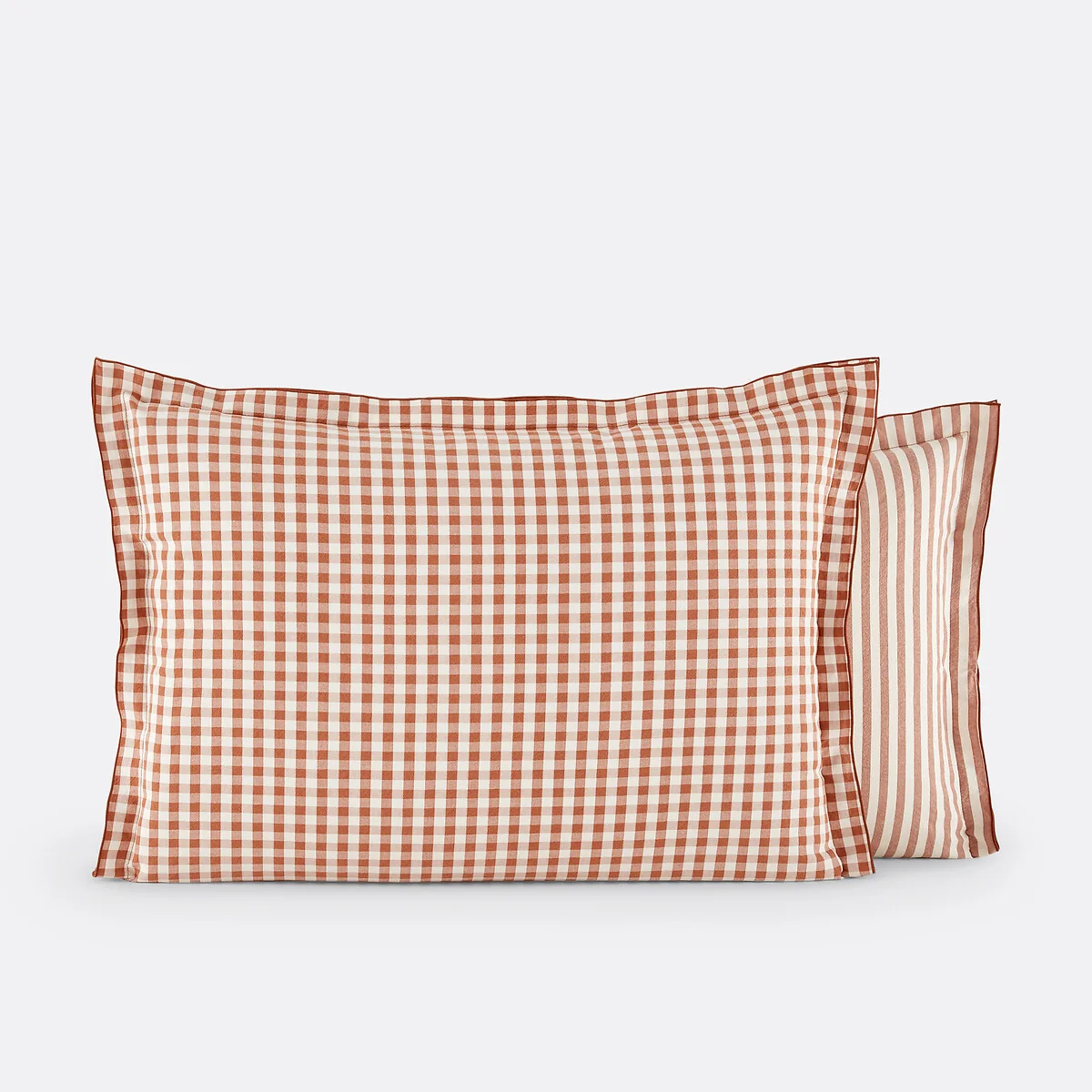 Cottage Checked 100% Cotton Seersucker Pillowcase – image 4