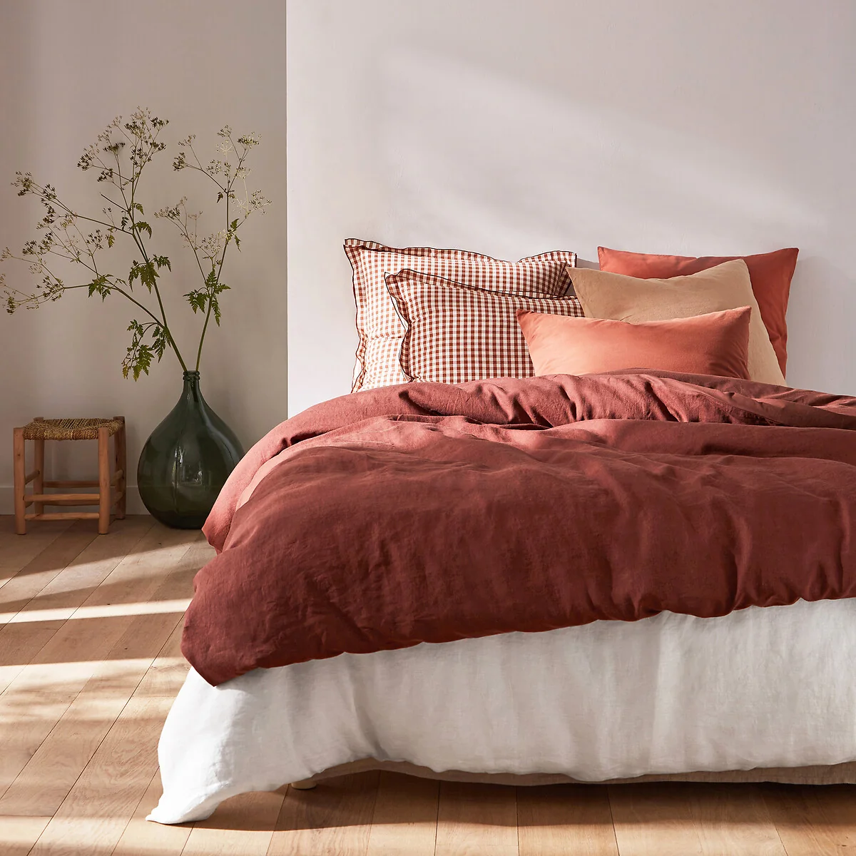 Cottage Checked 100% Cotton Seersucker Pillowcase – image 6