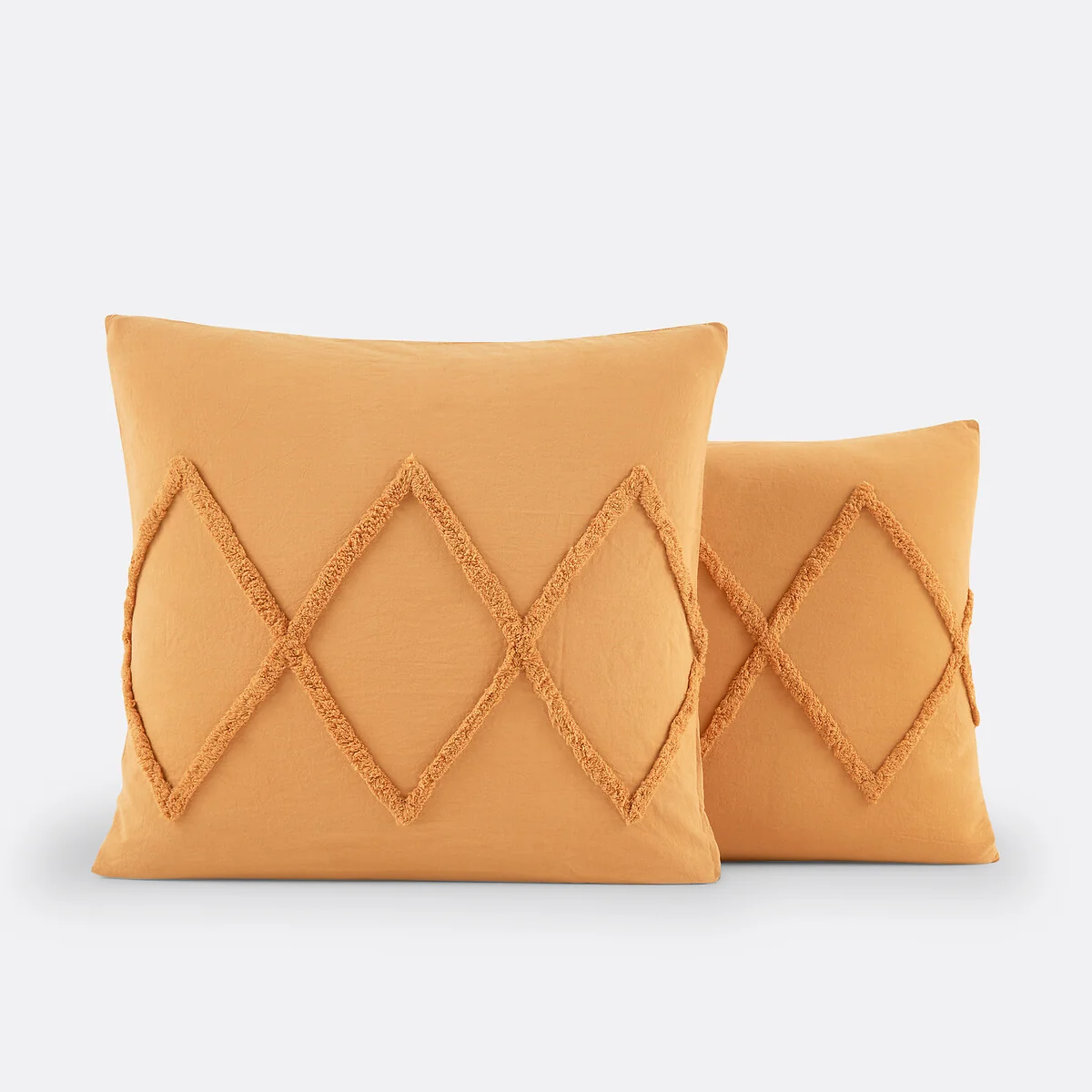 Assa Ochre Tufted Cotton Pillowcase – image 2