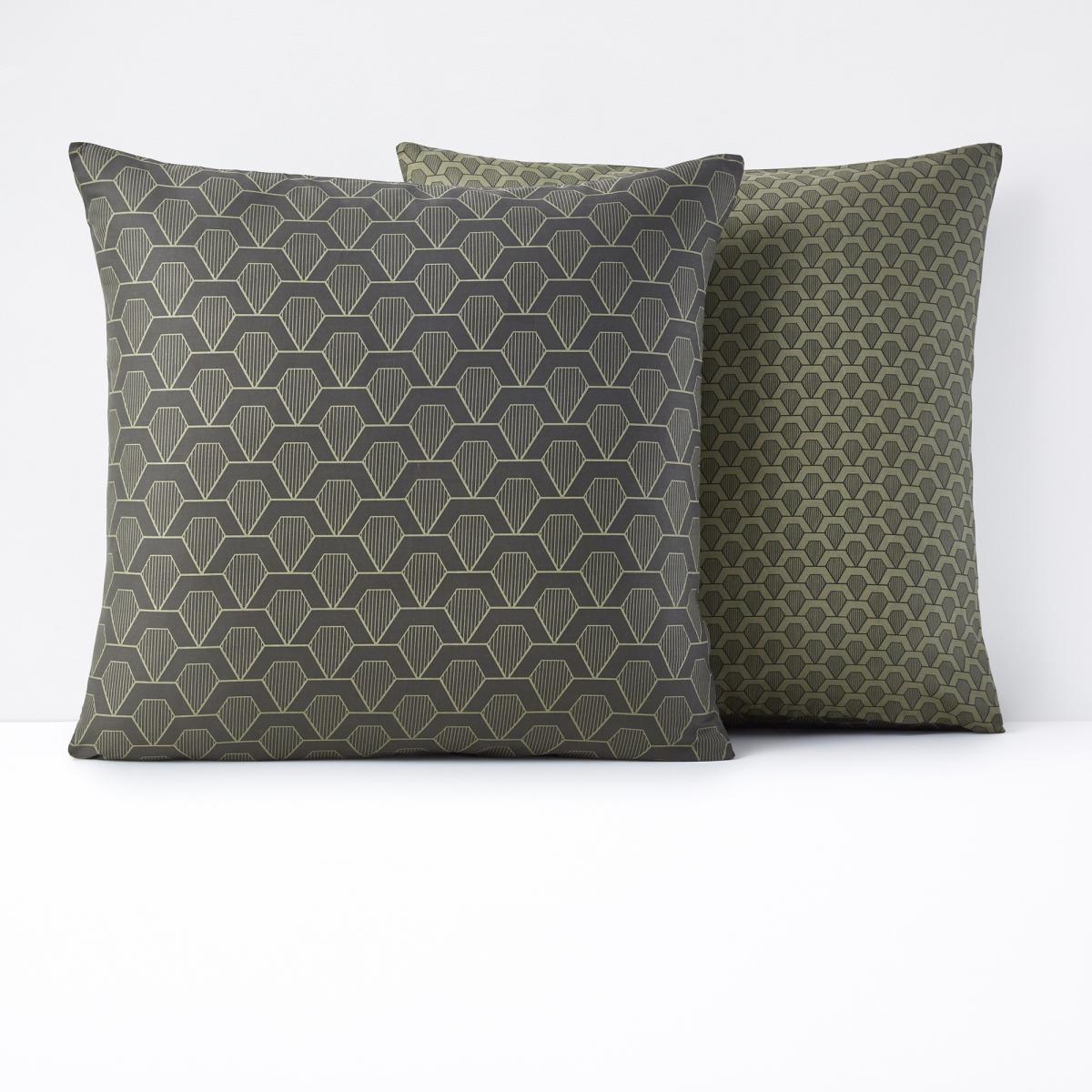 Jacob Cotton Satin Geometric Print Pillowcase – image 3