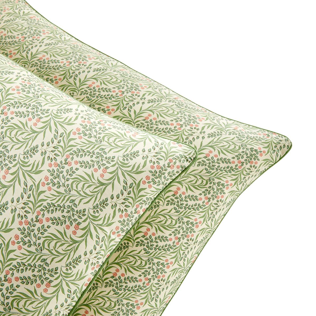 Lizbeth Floral 100% Cotton Satin 300 Thread Count Pillowcase – image 2
