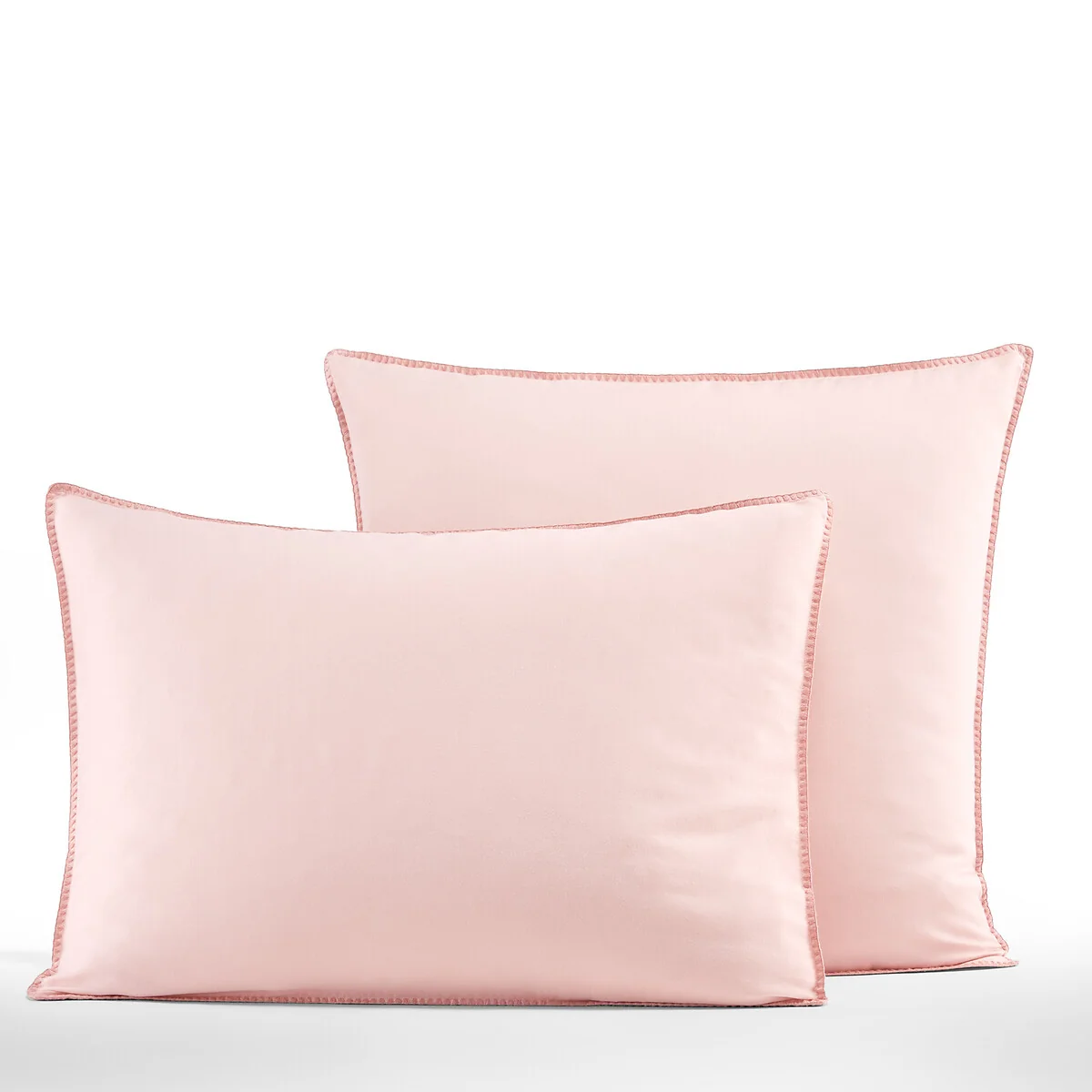 Satina Embroidered Organic Cotton Satin Lyocell 300 Thread Count Pillowcase – image 1