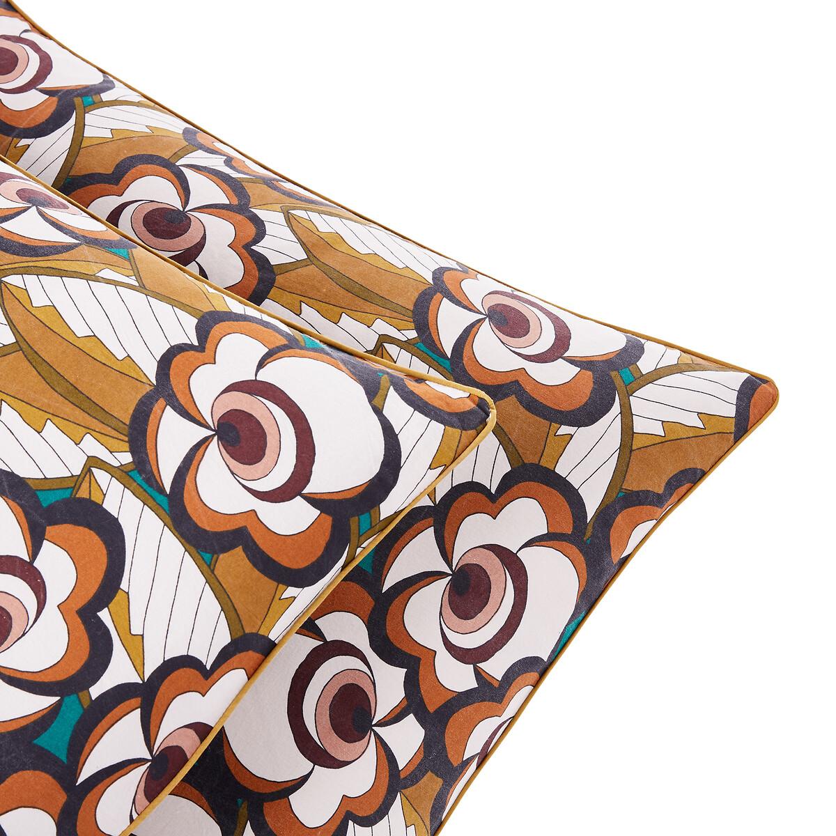 Lozano Contemporary Floral 100% Washed Cotton Pillowcase – image 2