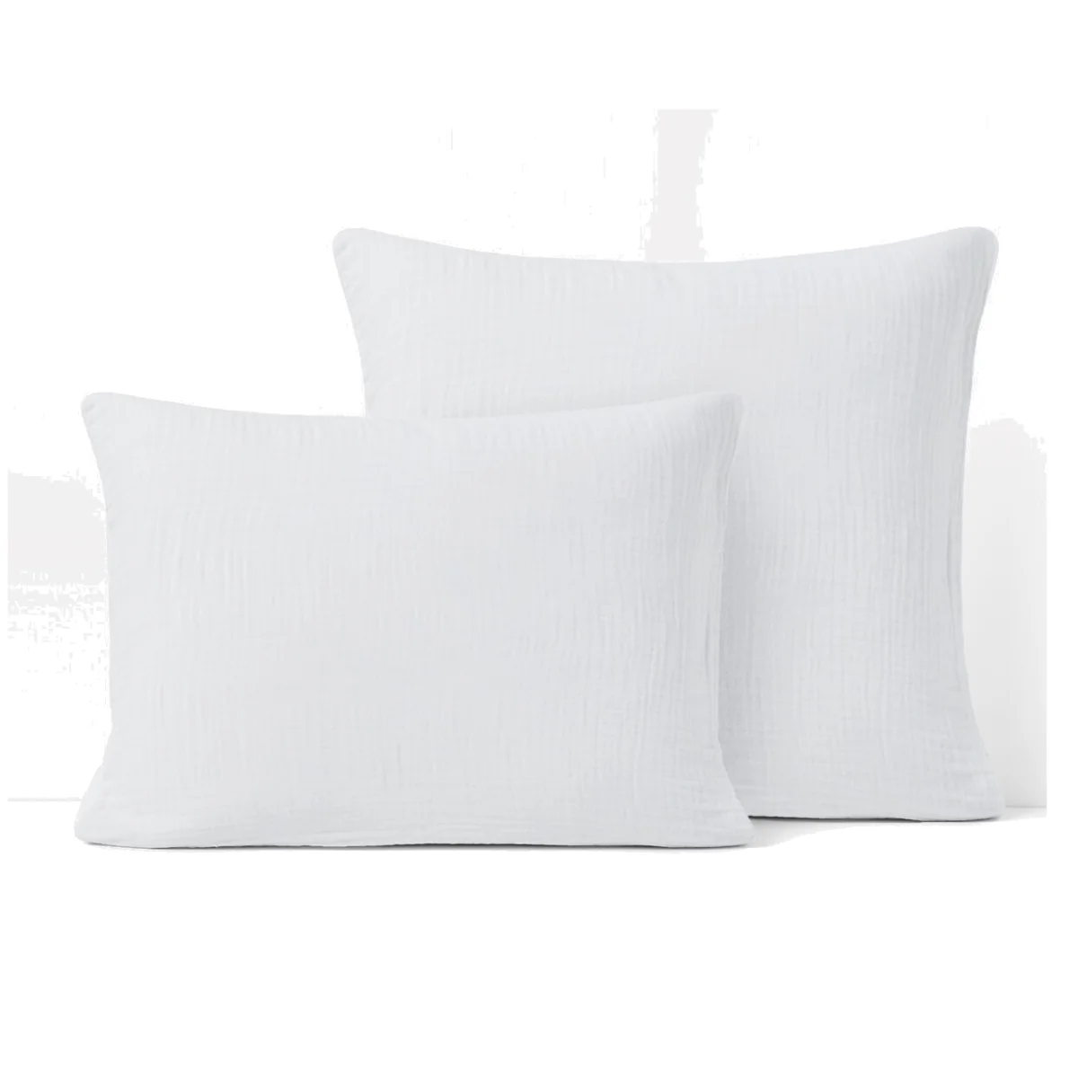 Kumla Plain Cotton Muslin Pillowcase – image 1