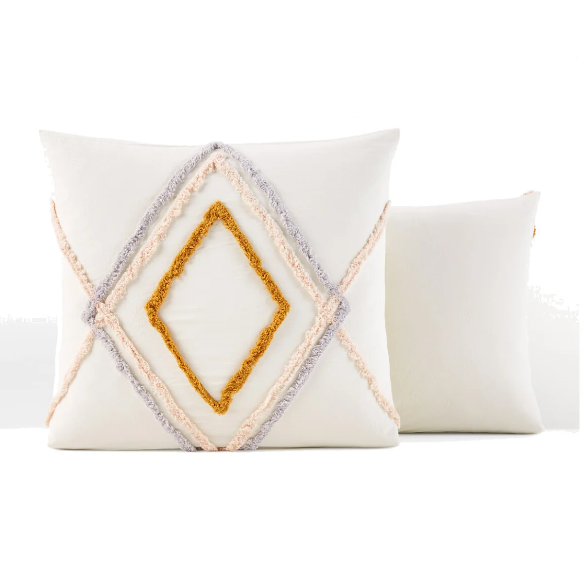 Cotama Geometric Tufted 100% Cotton Pillowcase – image 1