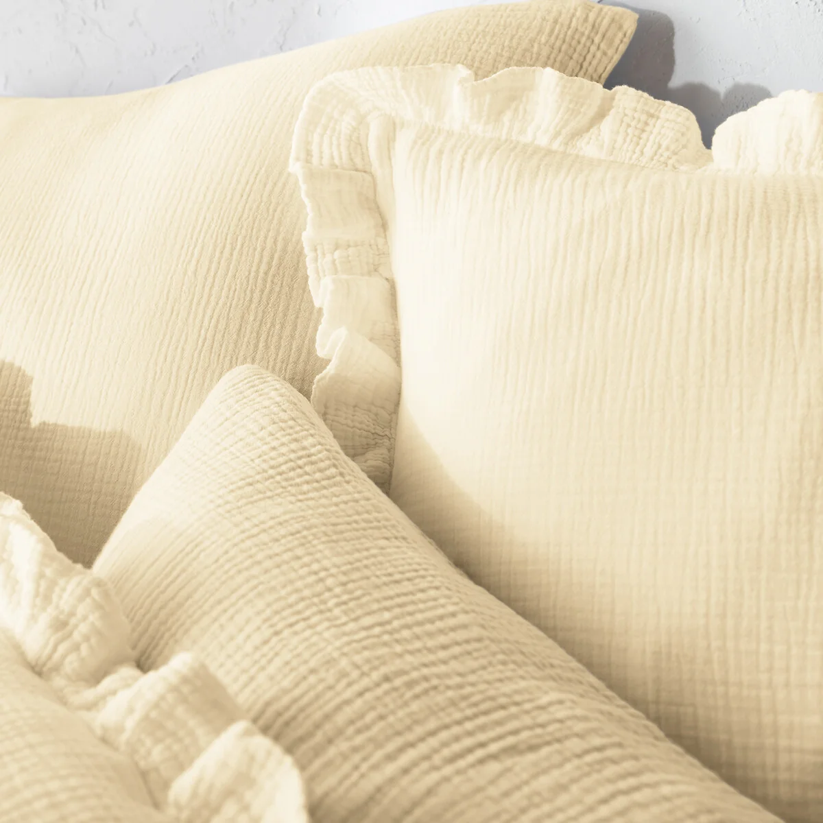 Kumla Plain Cotton Muslin Pillowcase – image 5