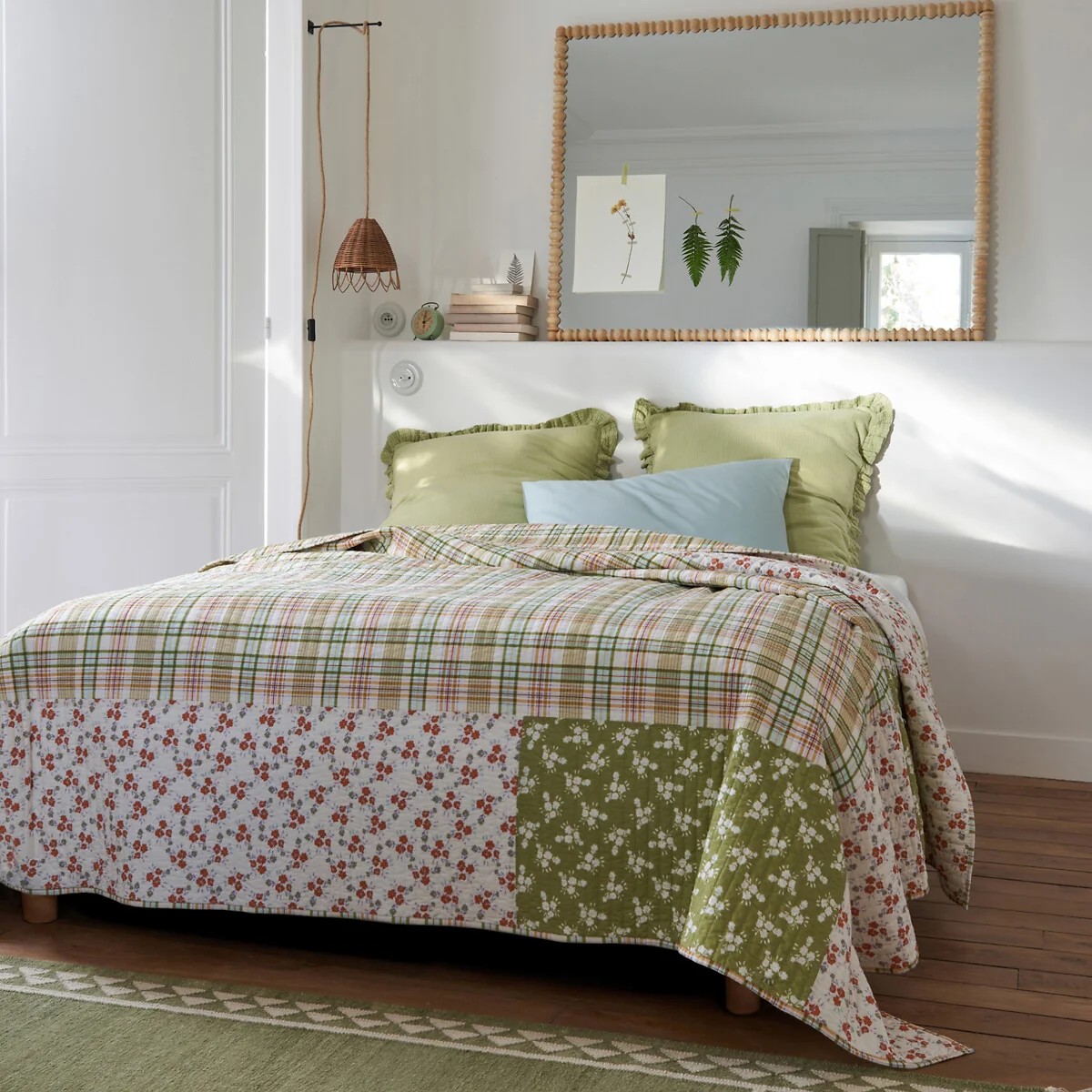 Kumla Plain Cotton Muslin Ruffled Pillowcase – image 6