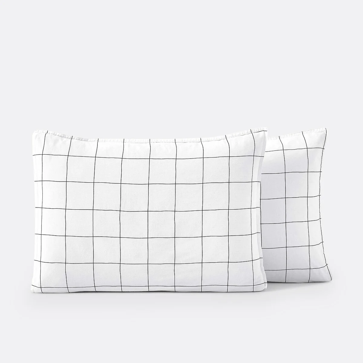 Monille Striped 100% Washed Cotton Pillowcase – image 4