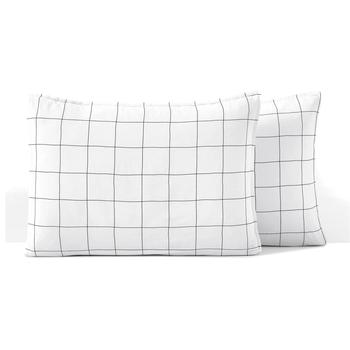 Monille Striped 100% Washed Cotton Pillowcase – image 1