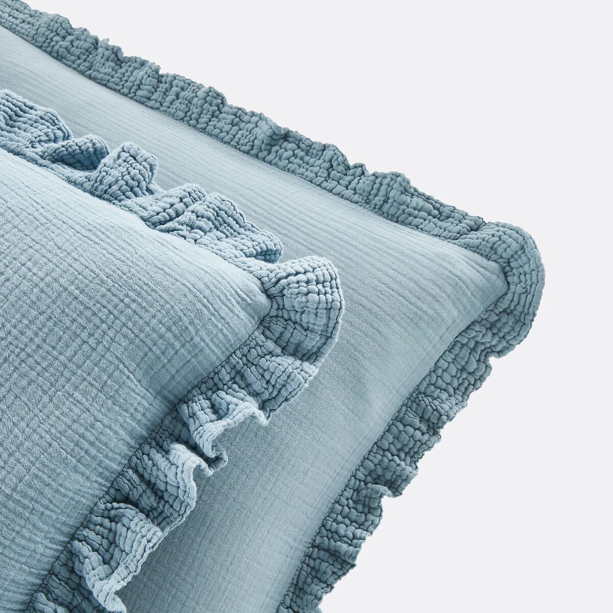 Kumla Plain 100% Cotton Muslin Pillowcase – image 3