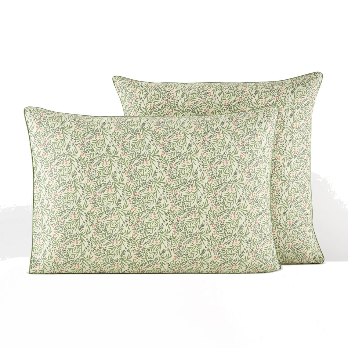 Lizbeth Floral 100% Cotton Satin 300 Thread Count Pillowcase – image 1